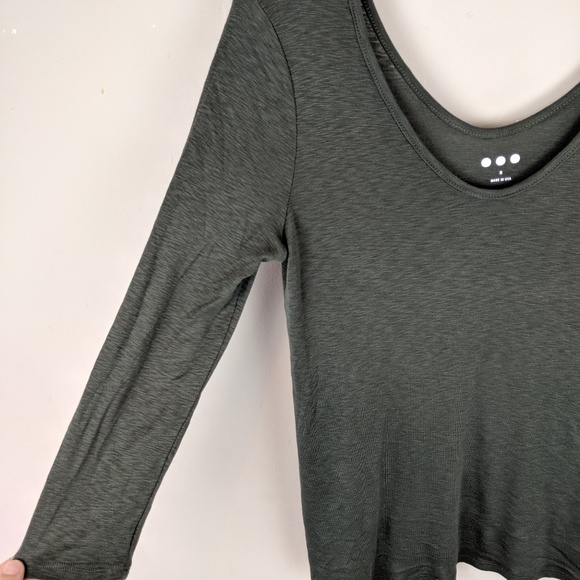 Three Dots | Muted Green Sweater-E86 - Picture 5 of 5